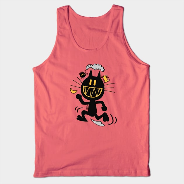 Smile cat Tank Top by RizanDoonster